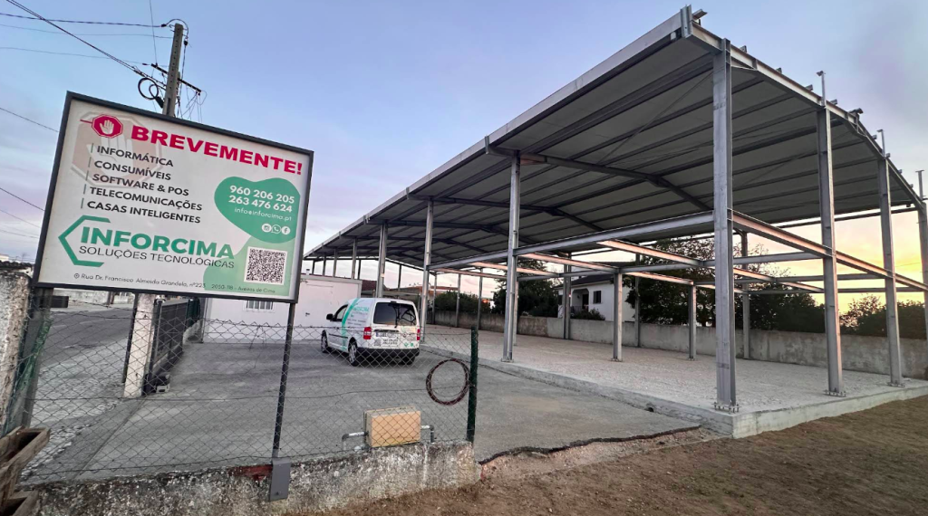Construção do novo edifício